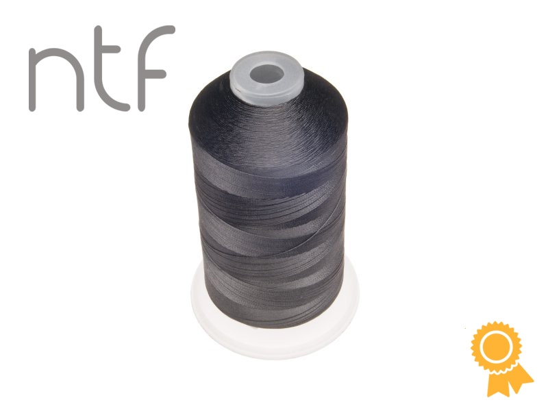 POLYESTEROVÉ NITĚ NTF 210/3TMAVĚ ČERNÁ ŠEDÁ A750 3000 M
