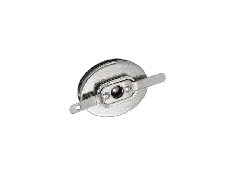 Mappenverschluss aus metall 30/23 mm a118 eleonora nickel 10 st.