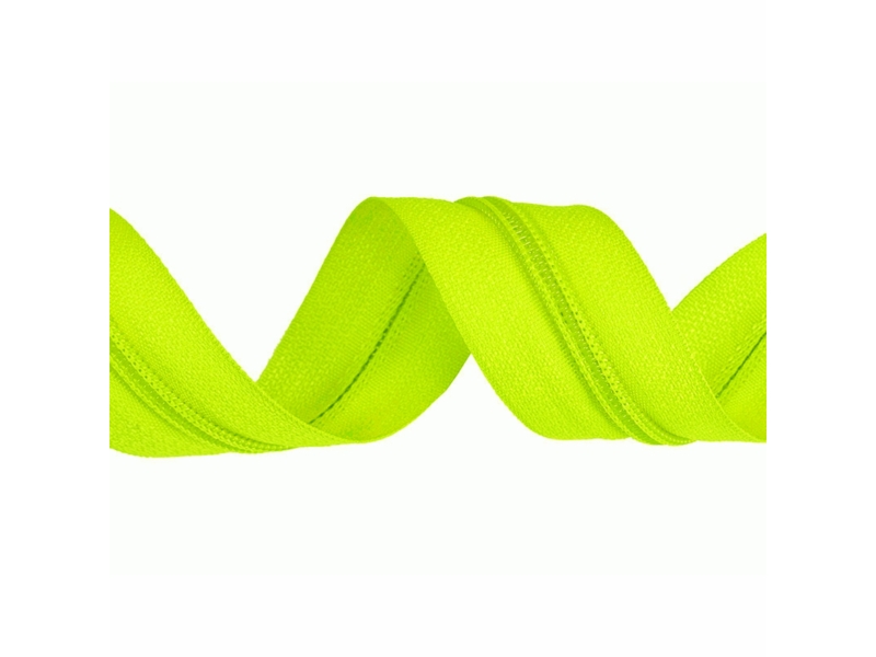 Taśma suwakowa spiralna 5 (1003) neon limonka