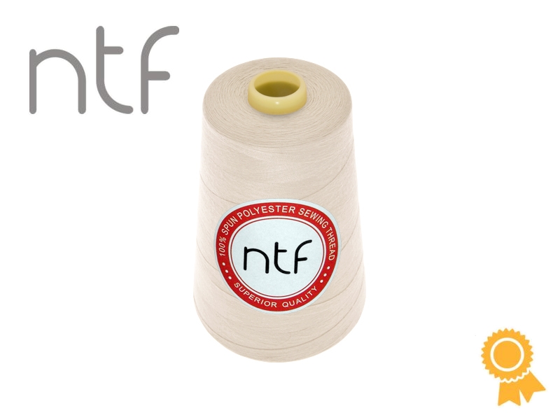 НИТКИ ПОЛИЭСТЕРОВЫЕ NTF 120 (40/2) ЖЕЛТЫЕ A505 5000 YD
