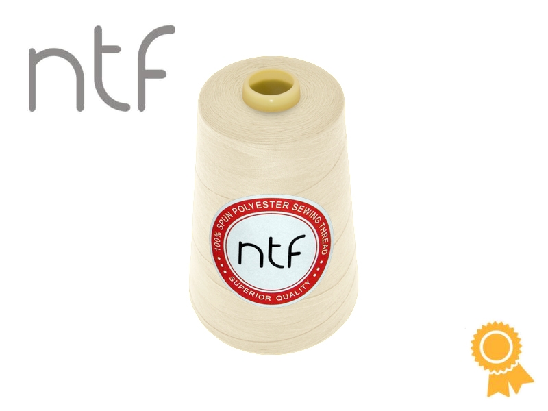 НИТКИ ПОЛИЭСТЕРОВЫЕ NTF 120 (40/2) ЖЕЛТЫЕ A508 5000 YD