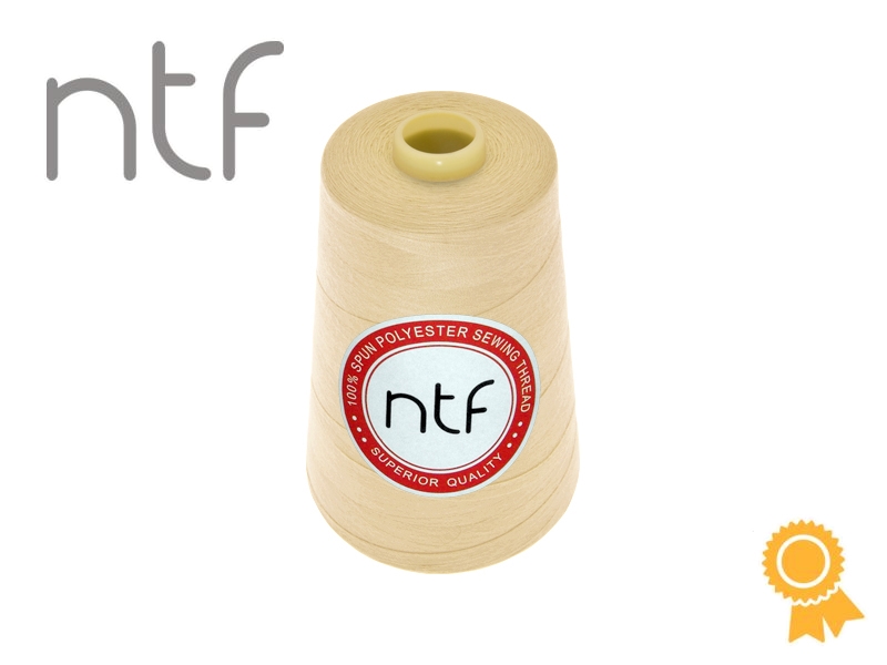 НИТКИ ПОЛИЭСТЕРОВЫЕ NTF 120 (40/2) ЖЕЛТЫЕ A513 5000 YD