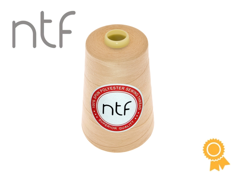 Nici poliestrowe NTF 120 (40/2)  jasnobrzoskwiniowe A 515 5000 yd