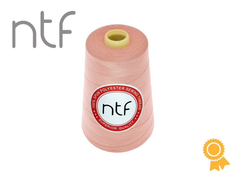 POLYESTER THREADS NTF 40/2VIVID PEACH A537 5000 YD