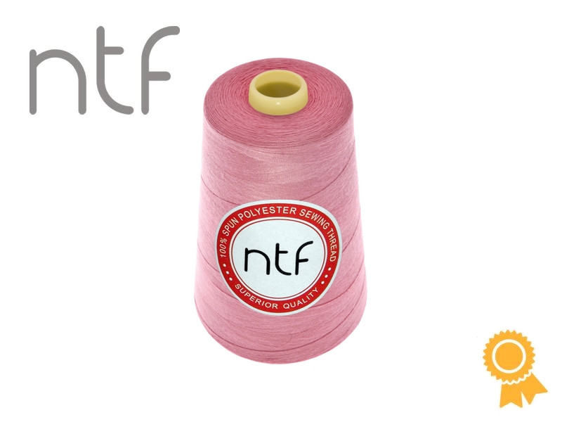 НИТКИ ПОЛИЭСТЕРОВЫЕ NTF 120 (40/2) РОЗОВЫЕ A552 5000 YD