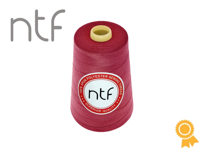 НИТКИ ПОЛИЭСТЕРОВЫЕ NTF 120 (40/2) КРАСНЫЕ A573 5000 YD