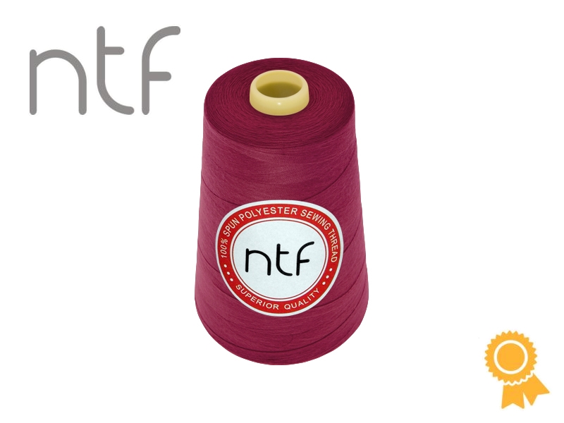 НИТКИ ПОЛИЭСТЕРОВЫЕ NTF 120 (40/2) КРАСНЫЕ A577 5000 YD