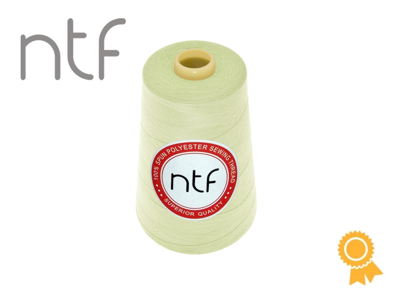 POLYESTEROVÉ NITĚ NTF 40/2BÍLÁ ZELENÁ A582 5000 YD