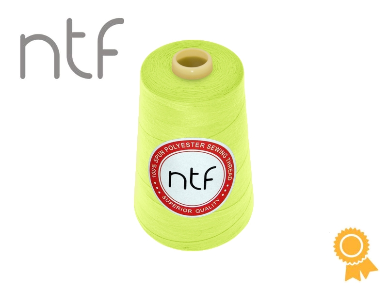 POLYESTEROVÉ NITĚ NTF 40/2NEON ŽLUTÉ A583 5000 YD