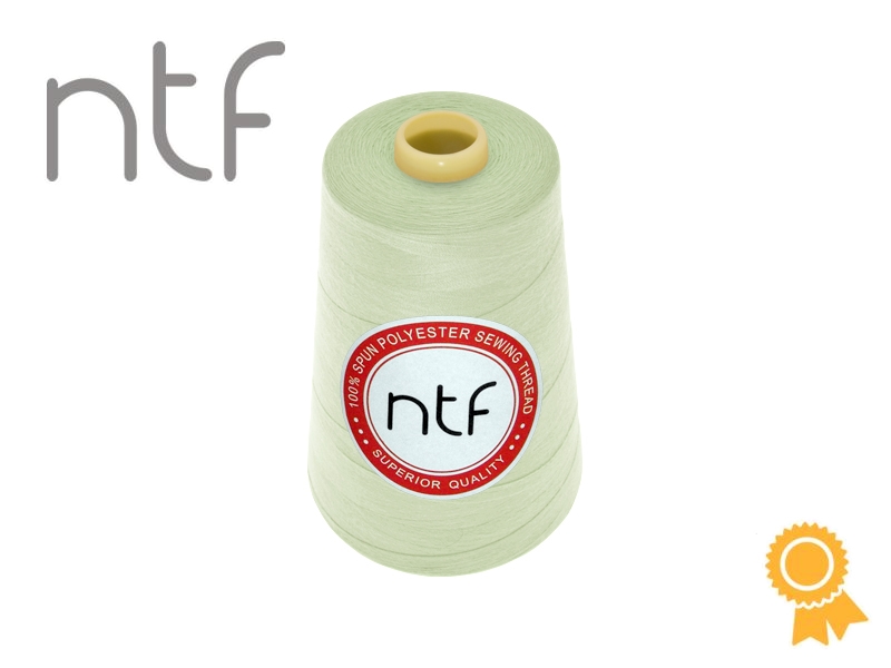 НИТКИ ПОЛИЭСТЕРОВЫЕ NTF 120 (40/2) ЗЕЛЕНЫЕ A584 5000 YD