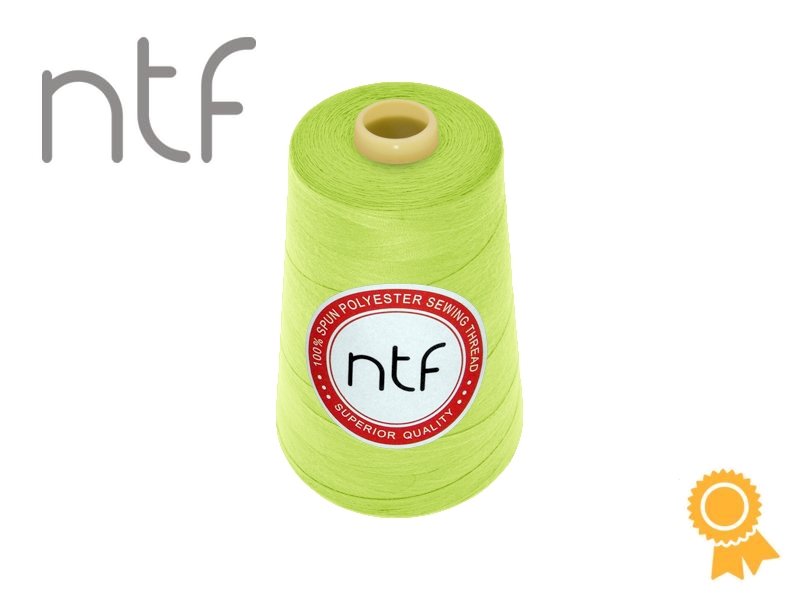 POLYESTER THREADS NTF 40/2LEMON-LIME A589 5000 YD