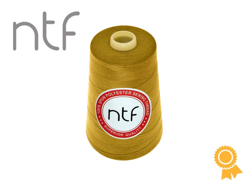 POLYESTER THREADS NTF 40/2OLIVE BROWN A595 5000 YD