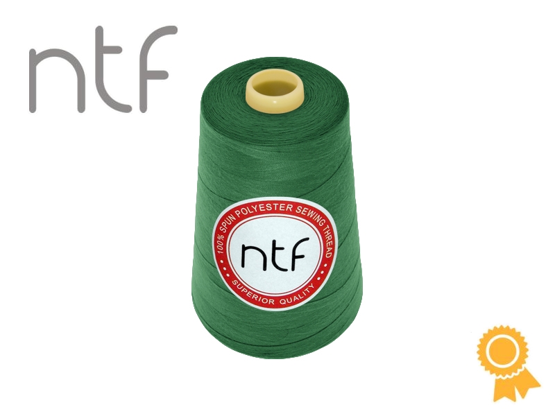 POLYESTER THREADS NTF 40/2VIVID GREEN A627 5000 YD