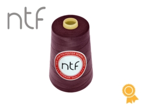 Nici poliestrowe NTF 120 (40/2) bordowe A 639 5000 yd Nici poliestrowe NTF 120 (40/2) bordowe A 639 5000 yd