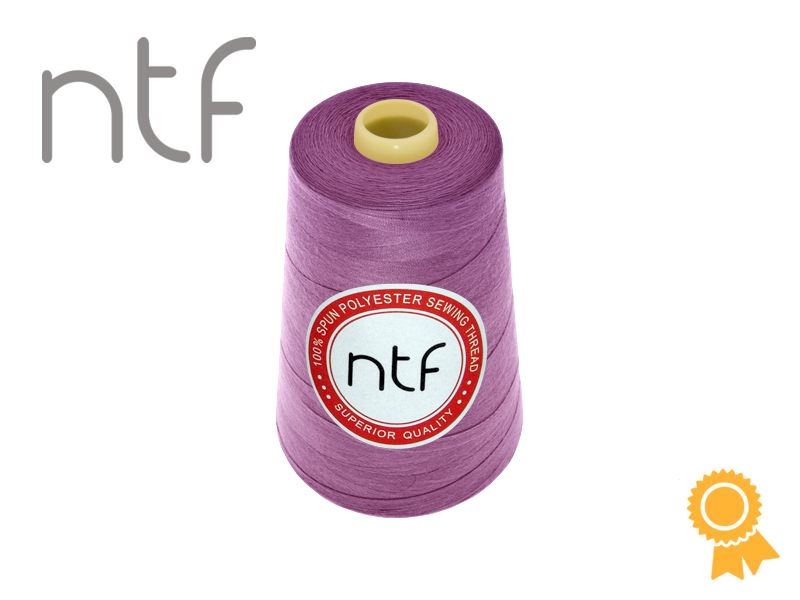 Nici poliestrowe NTF 120 (40/2)  fioletoworóżowe A 650 5000 yd