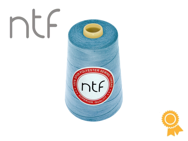 Nici poliestrowe NTF 120 (40/2)  cyjanowoniebieskie jasne A 832 5000 yd