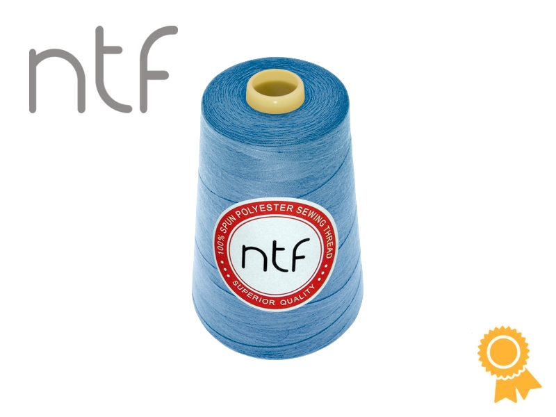 POLYESTERGARN NTF 40/2HELLES AZURBLAU A836 5000 YD