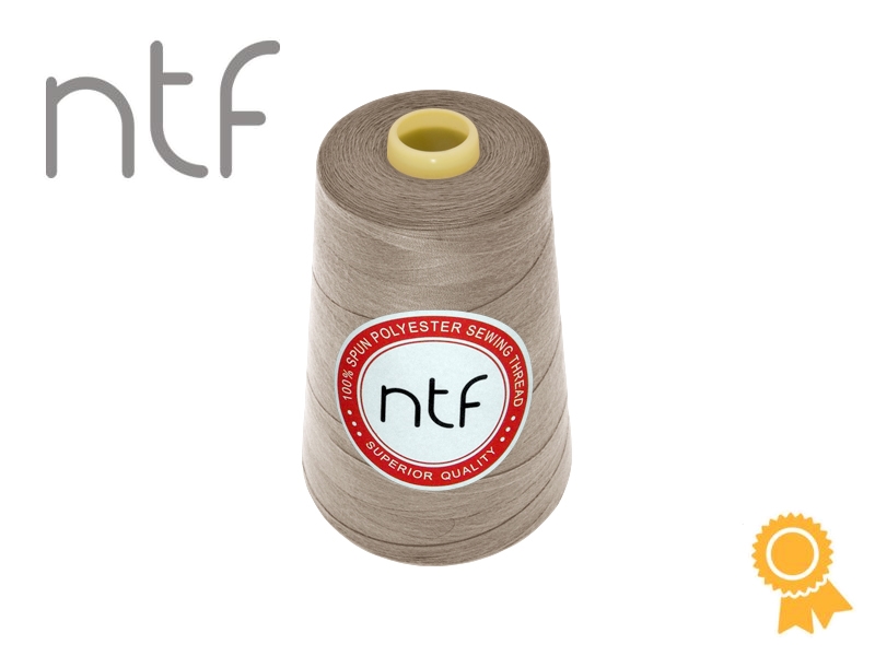 POLYESTER THREADS NTF 40/2BEIGE-GREY A874 5000 YD