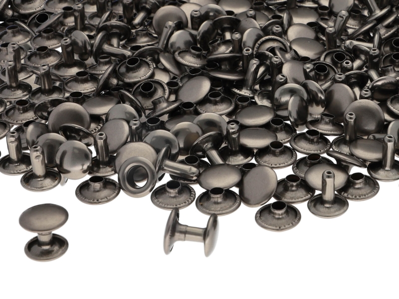 NIETE  ZWEISEITIG LUX 10/3/9 MM SCHWARZNICKEL