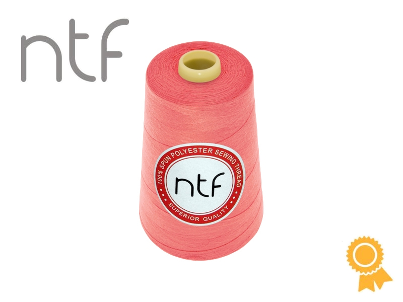 POLYESTER THREADS NTF 40/2NEON CORAL A666 5000 YD