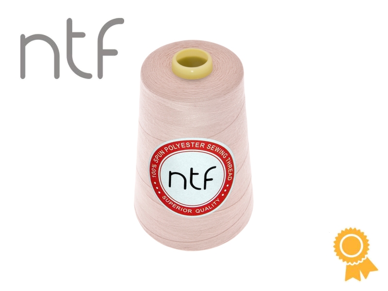 POLYESTER THREADS NTF 40/2PASTEL PINK A671 5000 YD