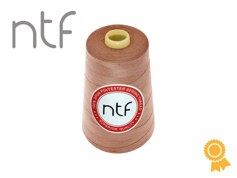 POLYESTER THREADS NTF 40/2PINK BROWN A674 5000 YD