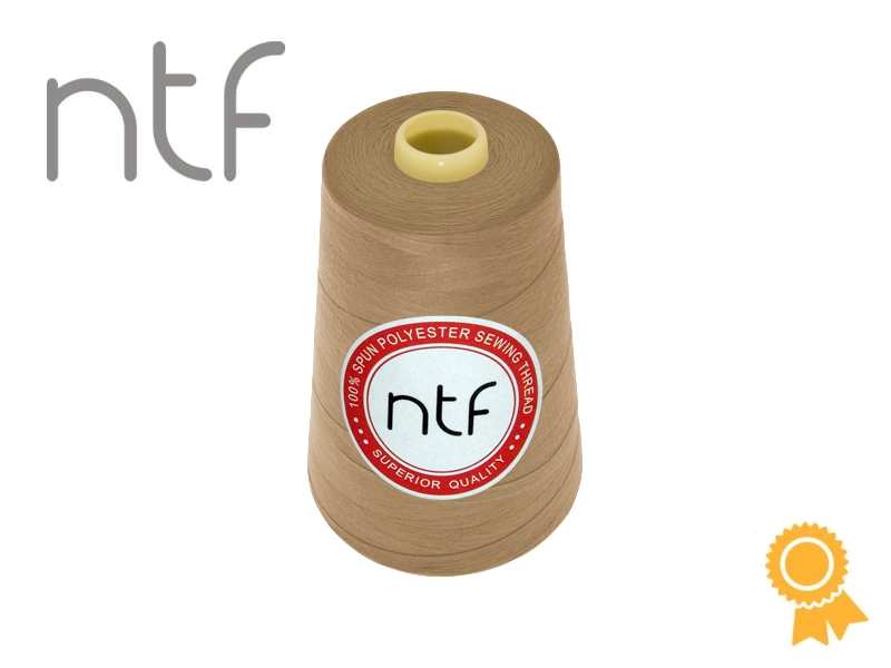 НИТКИ ПОЛИЭСТЕРОВЫЕ NTF 120 (40/2)  КОРИЧНЕВЫЕ A694 5000 YD