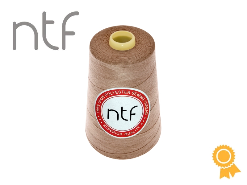 POLYESTERGARN NTF 40/2HELLES NUSSBRAUN A696 5000 YD