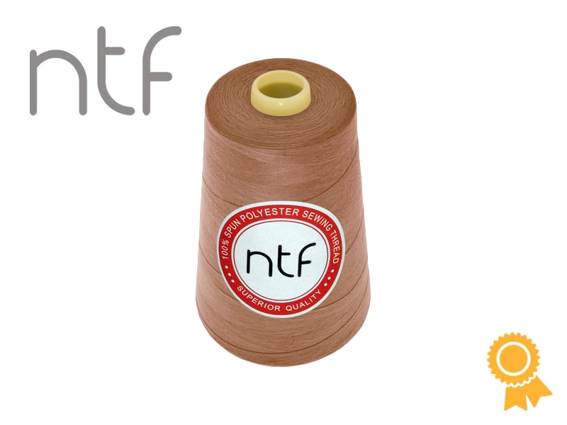 POLYESTEROVÉ NITĚ NTF 40/2SVĚTLE HNĚDÁ A722 5000 YD