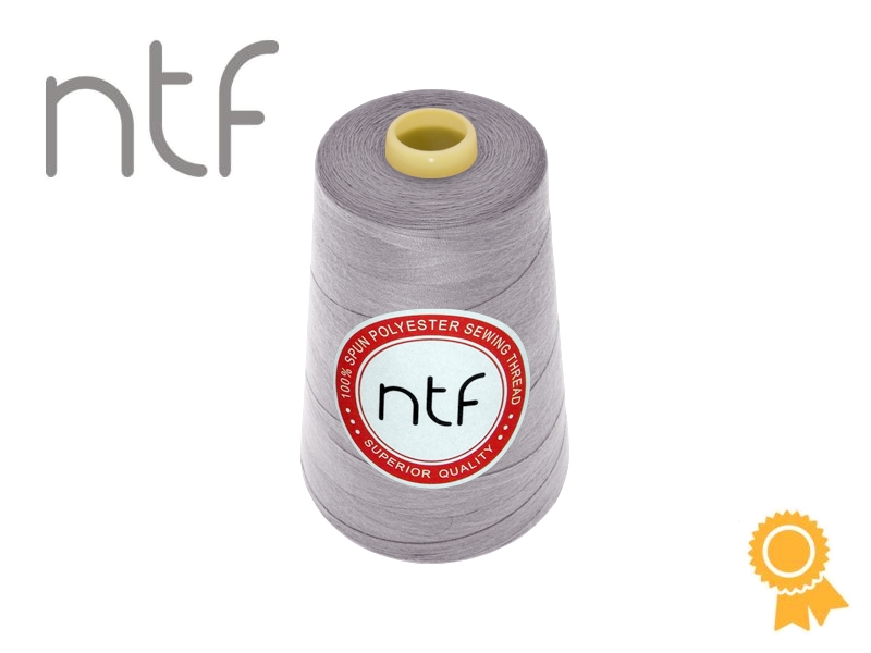POLYESTEROVÉ NITĚ NTF 40/2SVĚTLE ŠEDÁ A726 5000 YD