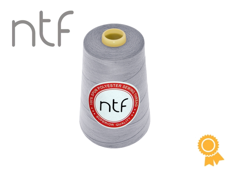 POLYESTEROVÉ NITĚ NTF 40/2SVĚTLE STŘÍBRNÁ ŠEDÁ A730 5000 YD