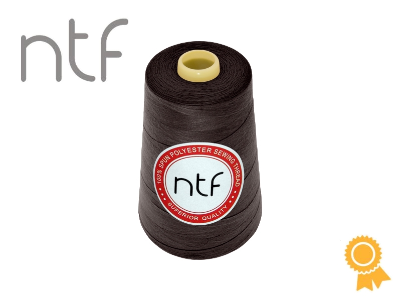 POLYESTER THREADS NTF 40/2DARK CHOCO A758 5000 YD