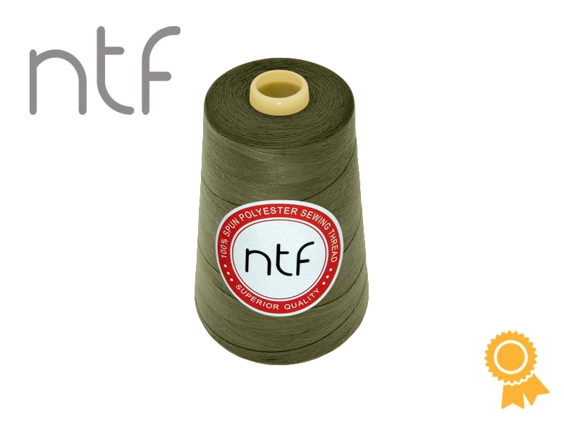 Nici poliestrowe NTF 120 (40/2)  zielone cedrowe A 777 5000 yd