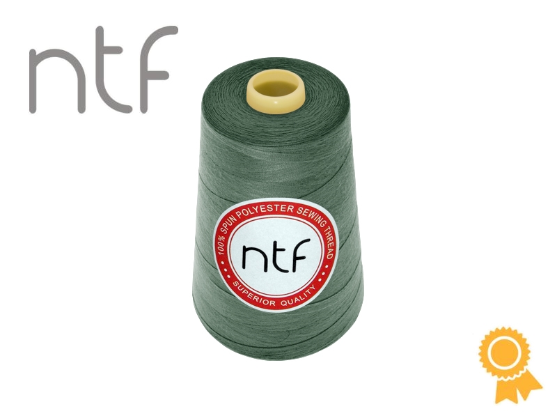 НИТКИ ПОЛИЭСТЕРОВЫЕ NTF 120 (40/2) ЗЕЛЕНЫЕ A778 5000 YD