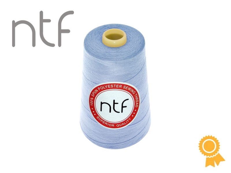 POLYESTER THREADS NTF 40/2VIVID LIGHT BLUE A784 5000 YD