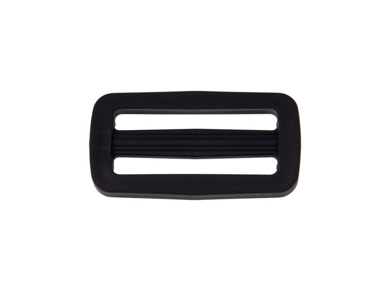 Plastic slide buckle 38/16 mm Ignacy black 100 pcs