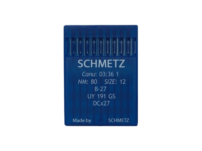 NÄHNADEL FÜR OVERLOCKMASCHINE SCHMETZ B-27 80 100 ST.