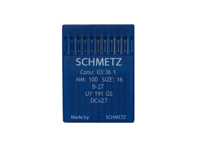 NEEDLE FOR OVERLOCK MACHINE SCHMETZ B-27 100 100 PCS