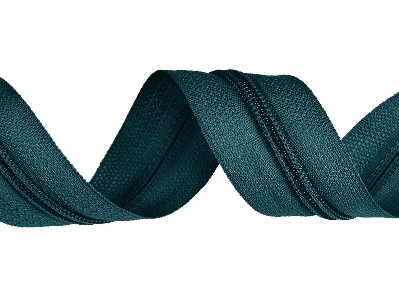 NYLON ZIPPER TAPE 5  (908) DARK MARINE GREEN 200  MB