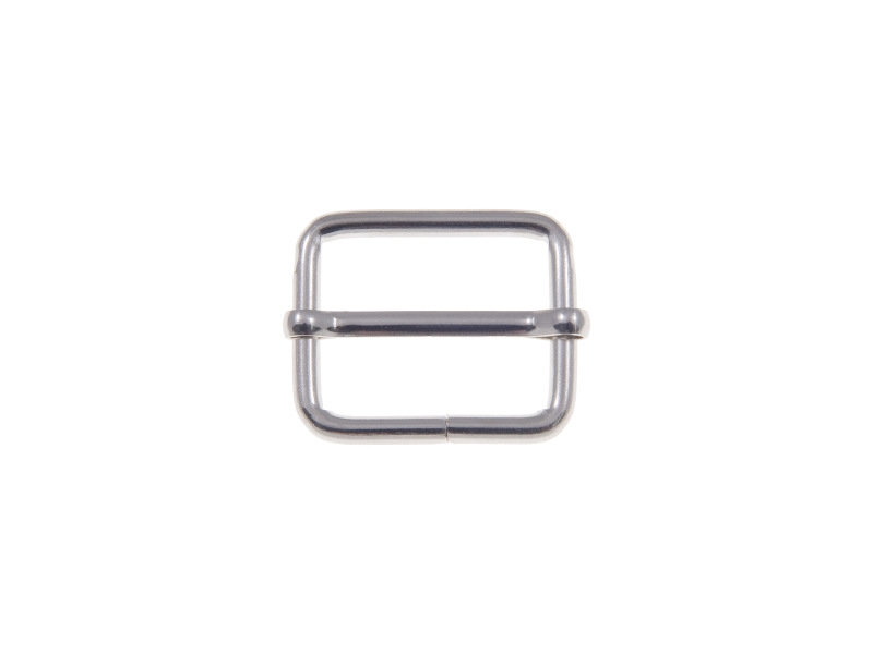 METAL SLIDE BUCKLE 25/20/3 MM NICKEL WIRE 100  PCS