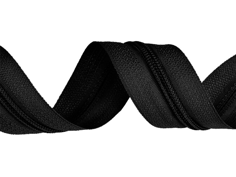 NYLON ZIPPER TAPE 5 (075) GRAPHITE  200 MB