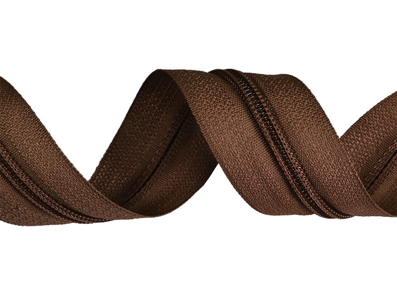 SPIRALREIßVERSCHLUSSBAND 5 (859) BRAUN 16,5 G/LM 200 LM