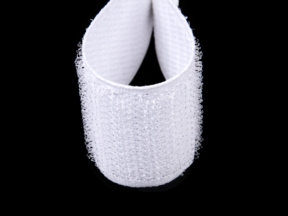Klettband 100% Nylon weiß 501 Haken