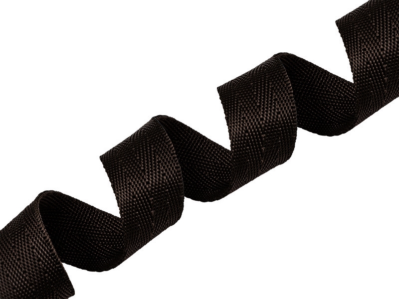 TRAGBAND 25 MM DUNKELBRAUN 141 PP 50 LM