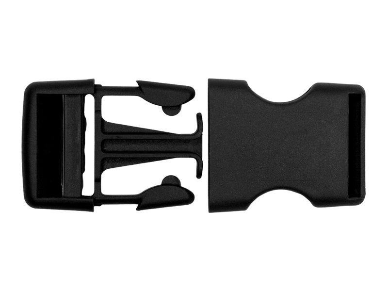 Plastic buckle 30 mm laura black 100 pcs