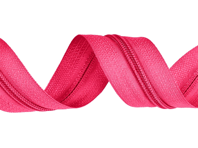 Reißverschluss-Spiralband mit Kordel 3 (516) rosa
