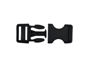 Klamra plastikowa 15x42 mm Laura czarna