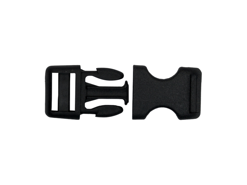 Plastic buckle 15 mm laura black 100 pcs
