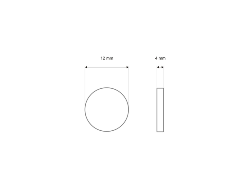 Magnetic button raw 12 mm 500 pcs