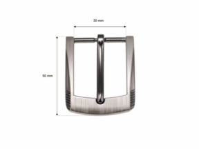 Klamra metalowa do paska 30 mm zk029 nikiel odlew